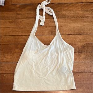 Pale Yellow Halter Top